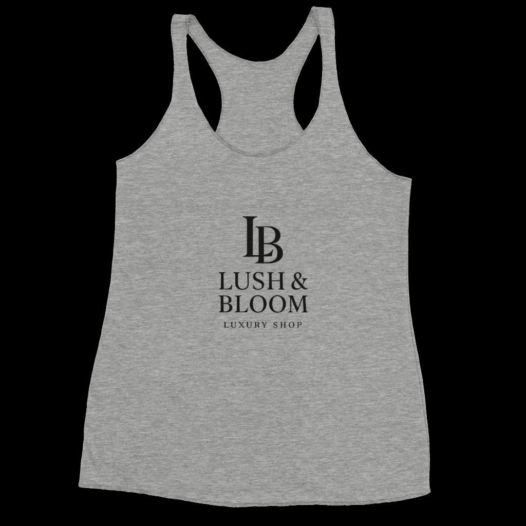 Camiseta de tirantes racerback mujer | Next Level 6733 Heather White | Only 4 in Stock