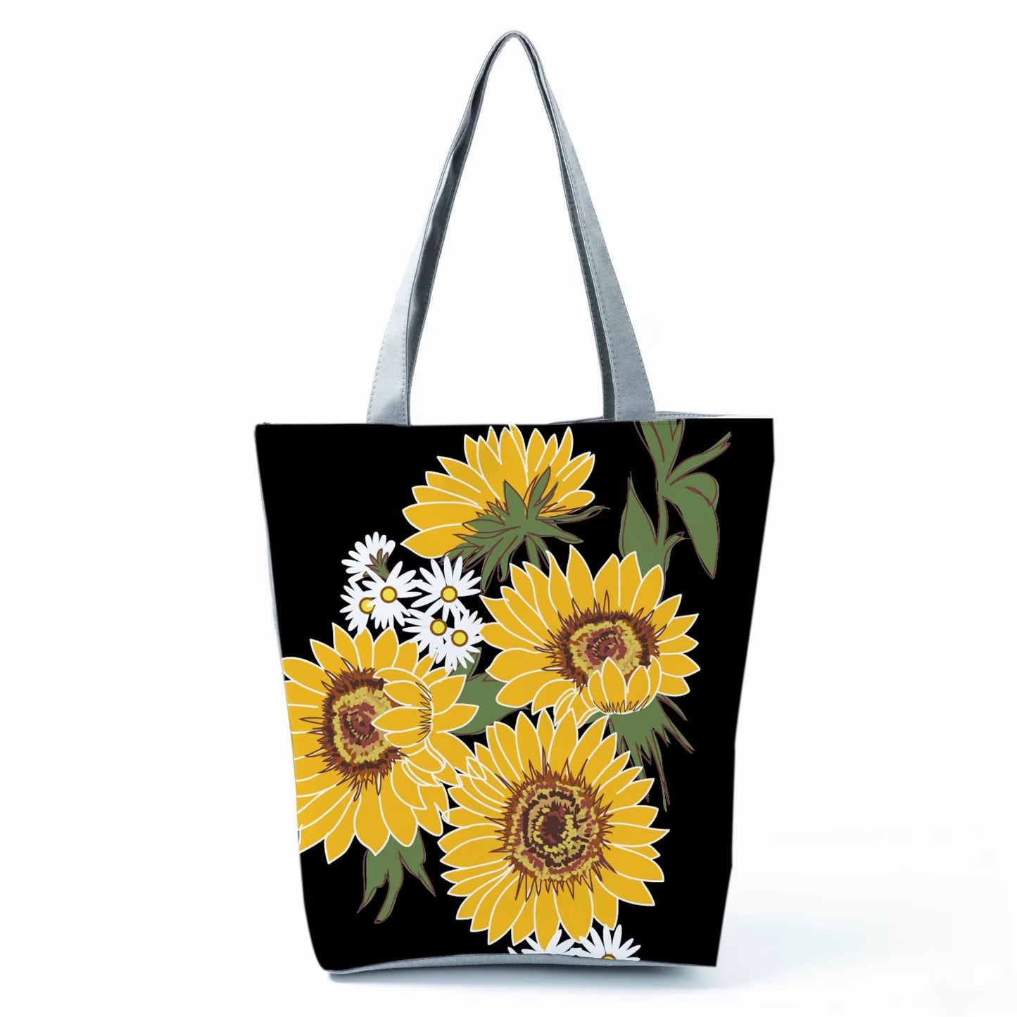 2021 New Fashion Tote Geometry Floral Print Handbags for Women High Quality All-Match Beach Bag Eco Friendly Portable Women Bags