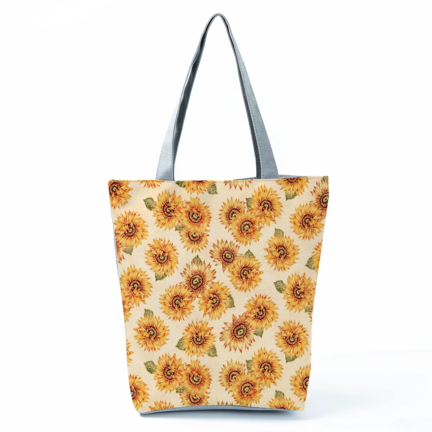 2021 New Fashion Tote Geometry Floral Print Handbags for Women High Quality All-Match Beach Bag Eco Friendly Portable Women Bags