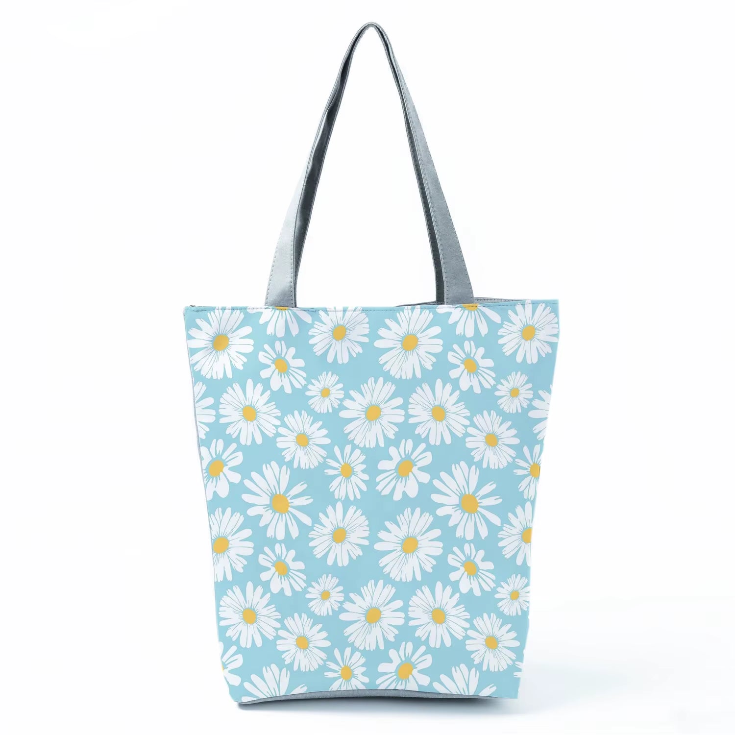 2021 New Fashion Tote Geometry Floral Print Handbags for Women High Quality All-Match Beach Bag Eco Friendly Portable Women Bags