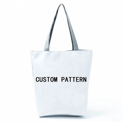 2021 New Fashion Tote Geometry Floral Print Handbags for Women High Quality All-Match Beach Bag Eco Friendly Portable Women Bags