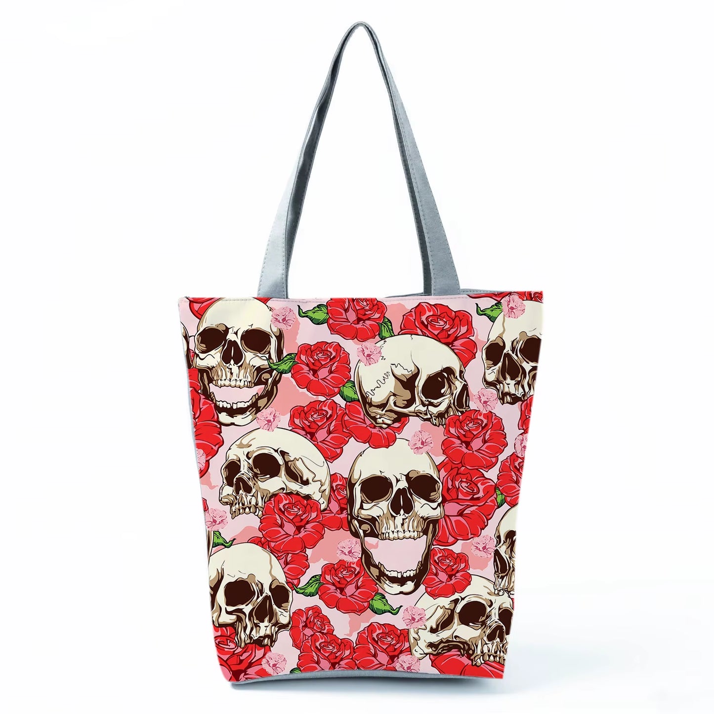 2021 New Fashion Tote Geometry Floral Print Handbags for Women High Quality All-Match Beach Bag Eco Friendly Portable Women Bags