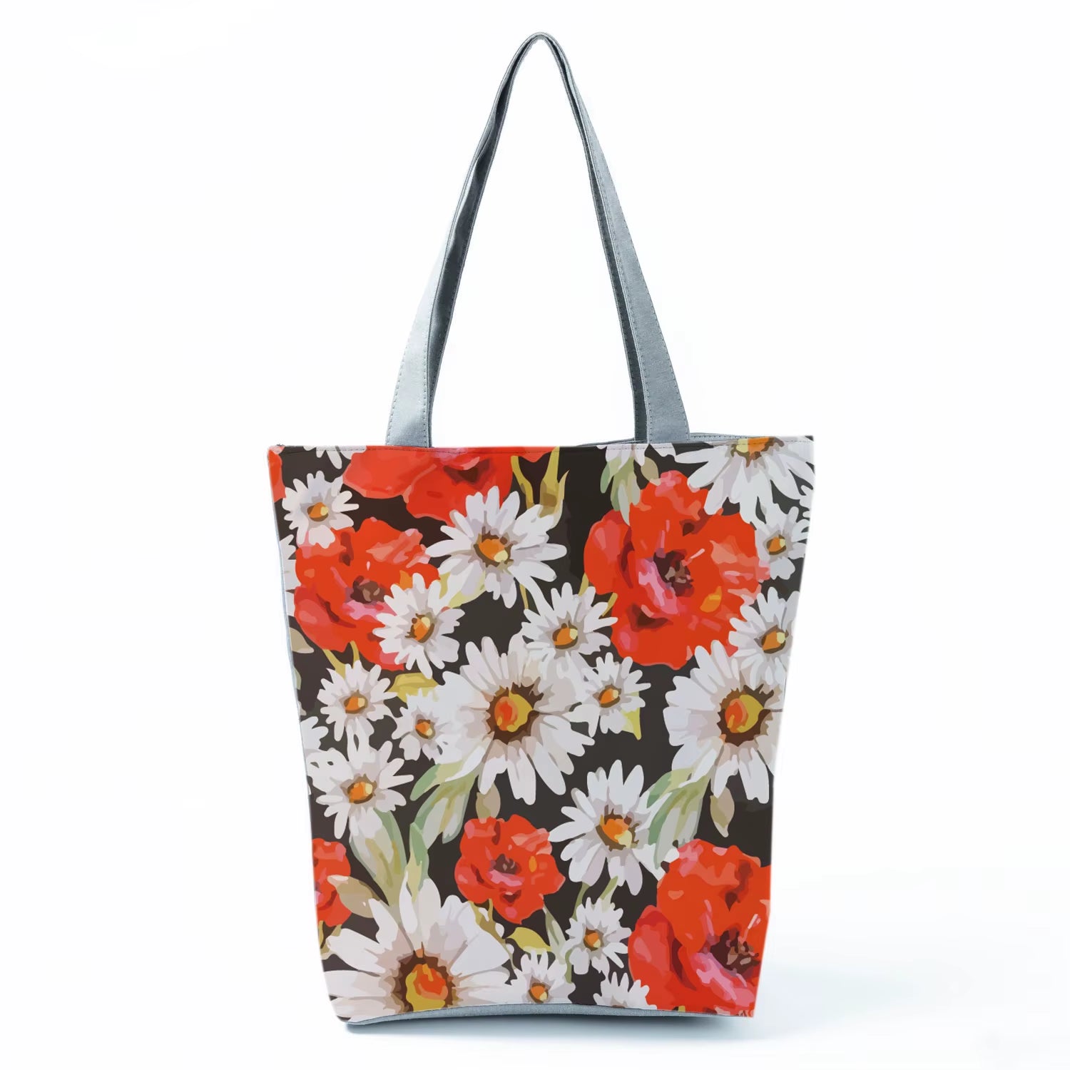 2021 New Fashion Tote Geometry Floral Print Handbags for Women High Quality All-Match Beach Bag Eco Friendly Portable Women Bags