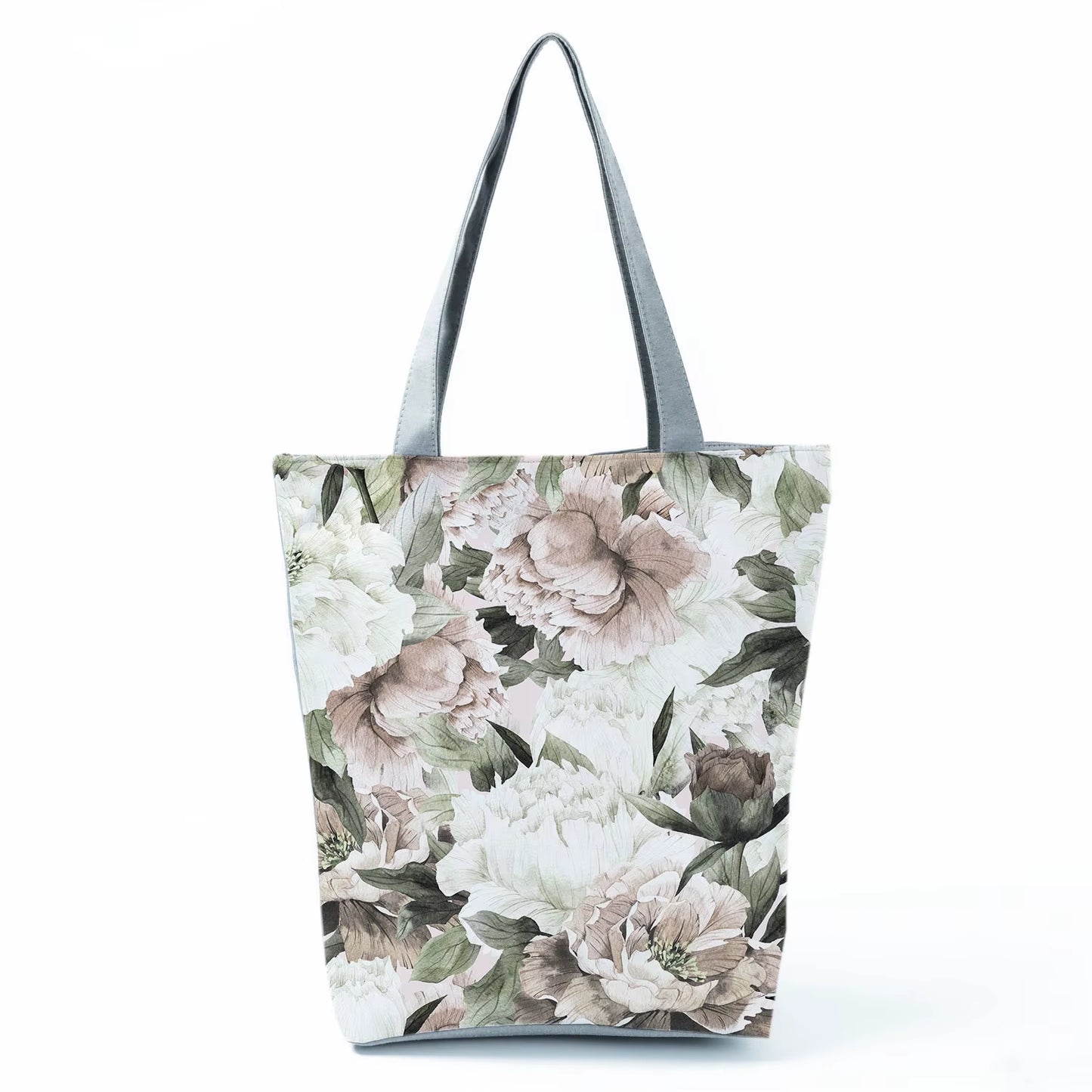2021 New Fashion Tote Geometry Floral Print Handbags for Women High Quality All-Match Beach Bag Eco Friendly Portable Women Bags