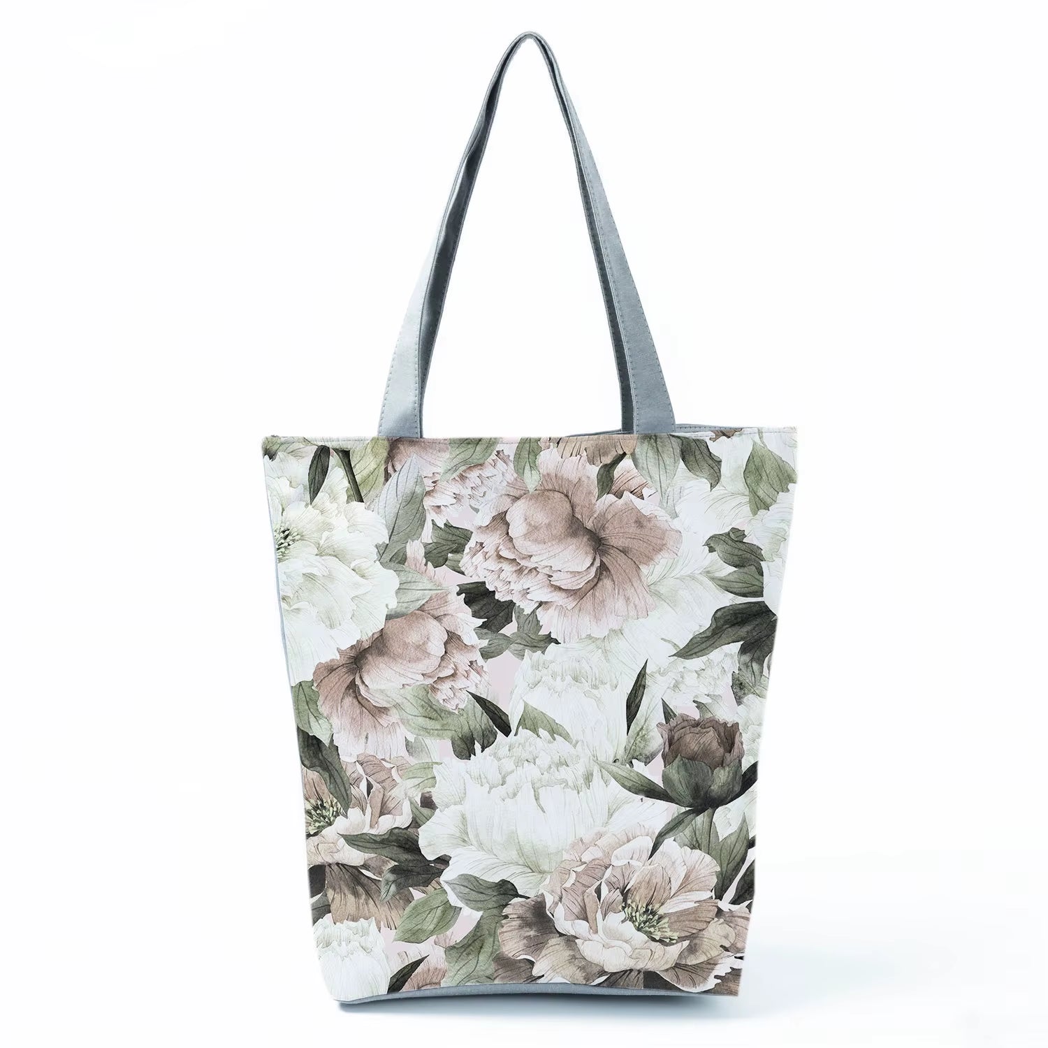 2021 New Fashion Tote Geometry Floral Print Handbags for Women High Quality All-Match Beach Bag Eco Friendly Portable Women Bags