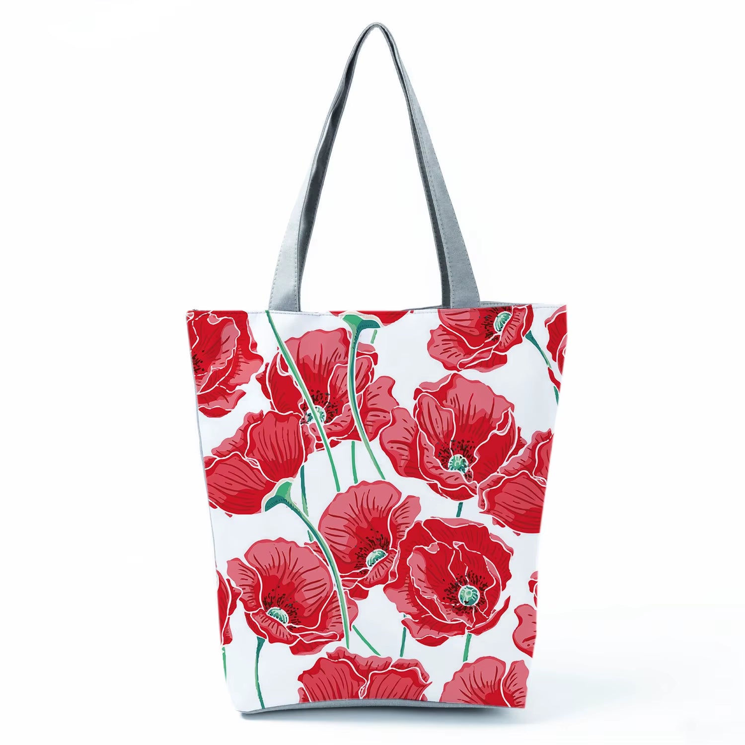 2021 New Fashion Tote Geometry Floral Print Handbags for Women High Quality All-Match Beach Bag Eco Friendly Portable Women Bags