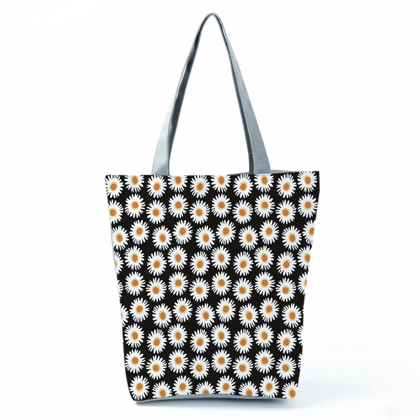 2021 New Fashion Tote Geometry Floral Print Handbags for Women High Quality All-Match Beach Bag Eco Friendly Portable Women Bags