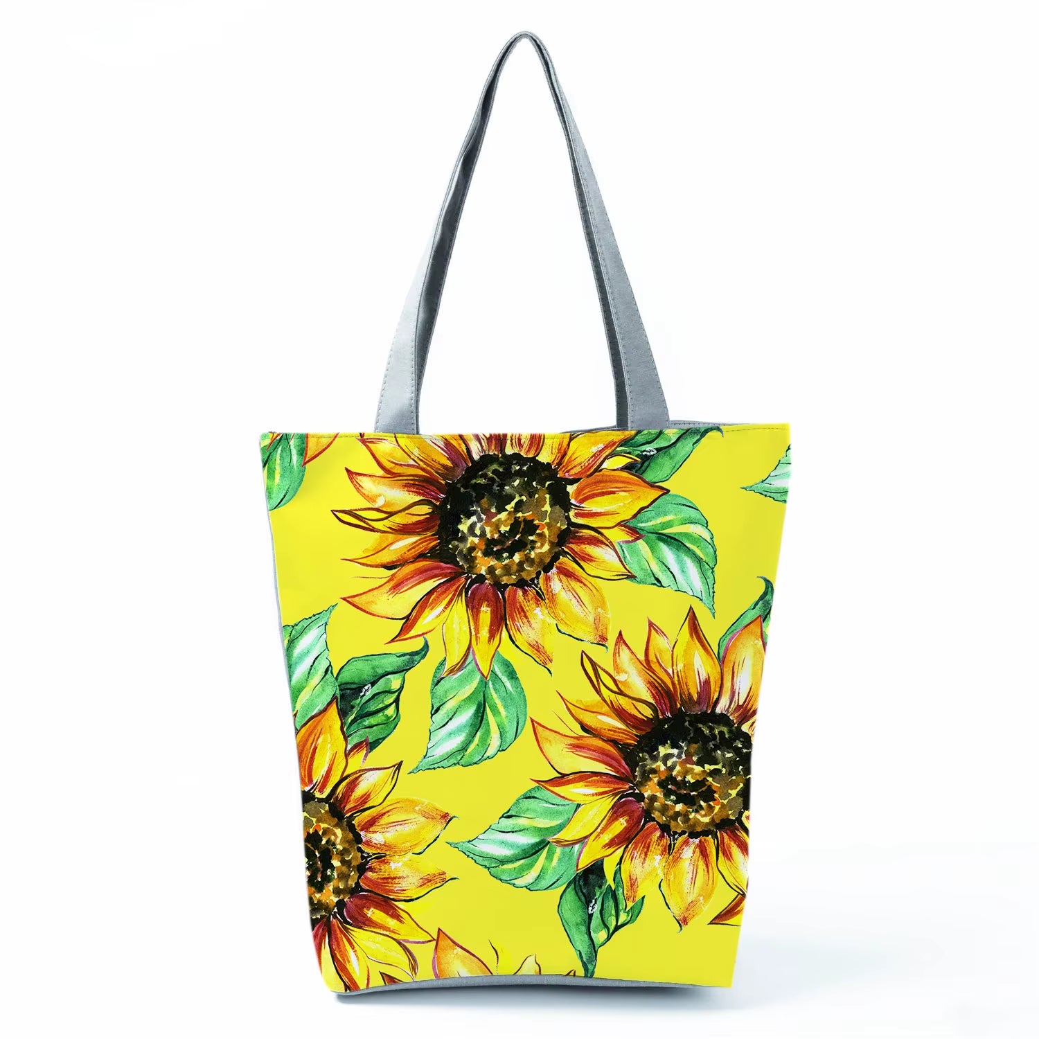 2021 New Fashion Tote Geometry Floral Print Handbags for Women High Quality All-Match Beach Bag Eco Friendly Portable Women Bags