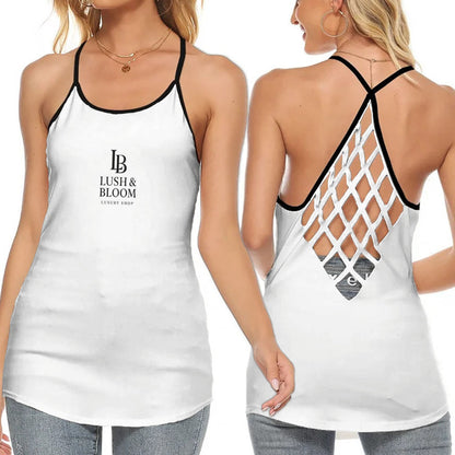 AOP Lady'S Criss Cross Tank Top