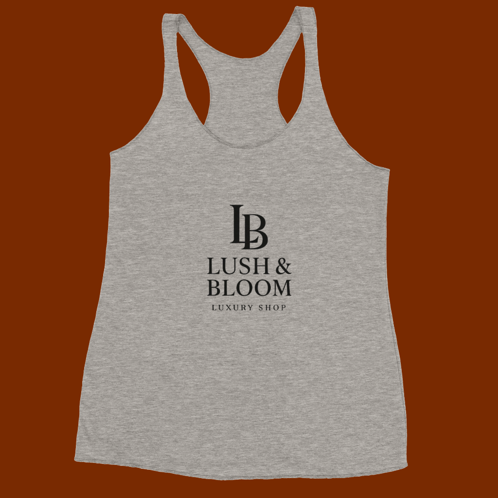 Camiseta de tirantes racerback mujer | Next Level 6733 Heather White | Only 4 in Stock