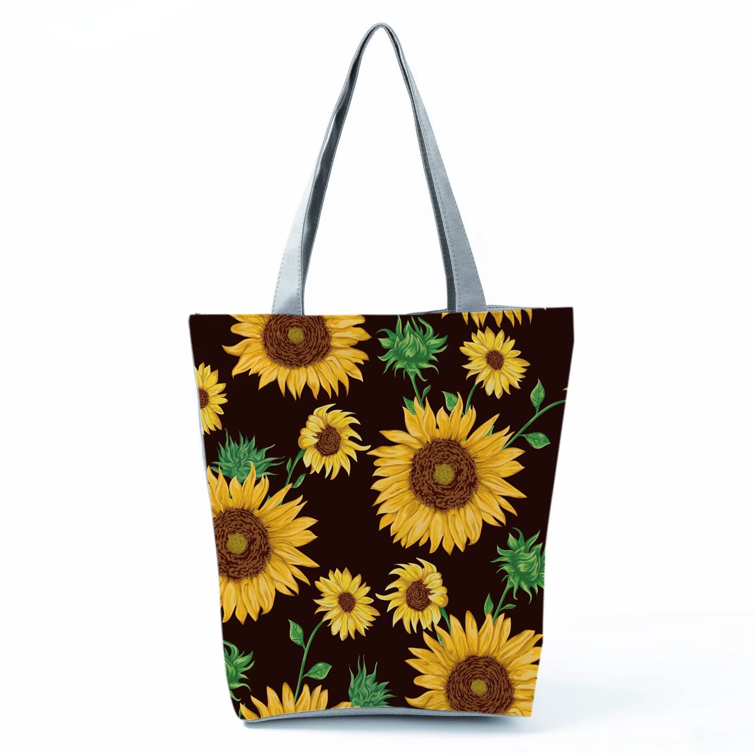 2021 New Fashion Tote Geometry Floral Print Handbags for Women High Quality All-Match Beach Bag Eco Friendly Portable Women Bags