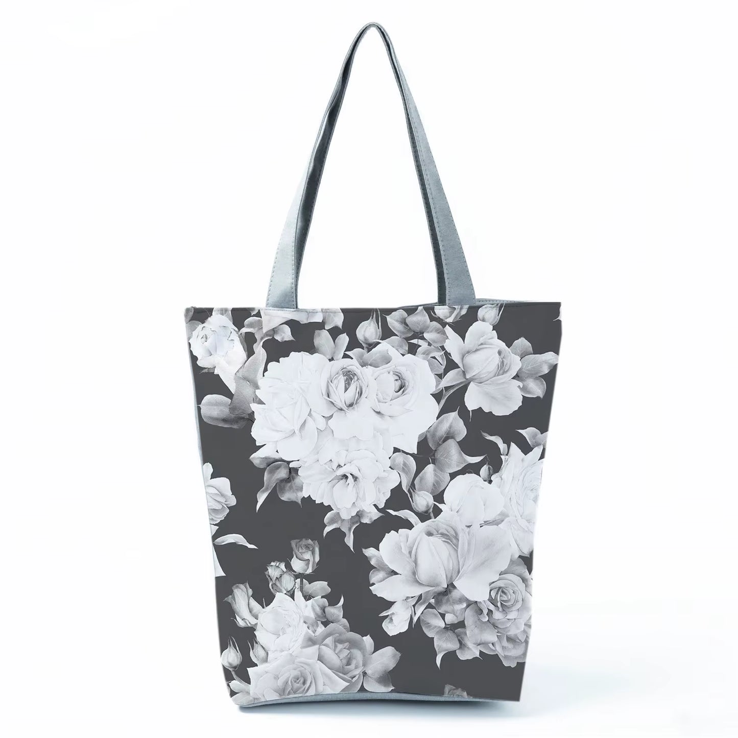 2021 New Fashion Tote Geometry Floral Print Handbags for Women High Quality All-Match Beach Bag Eco Friendly Portable Women Bags