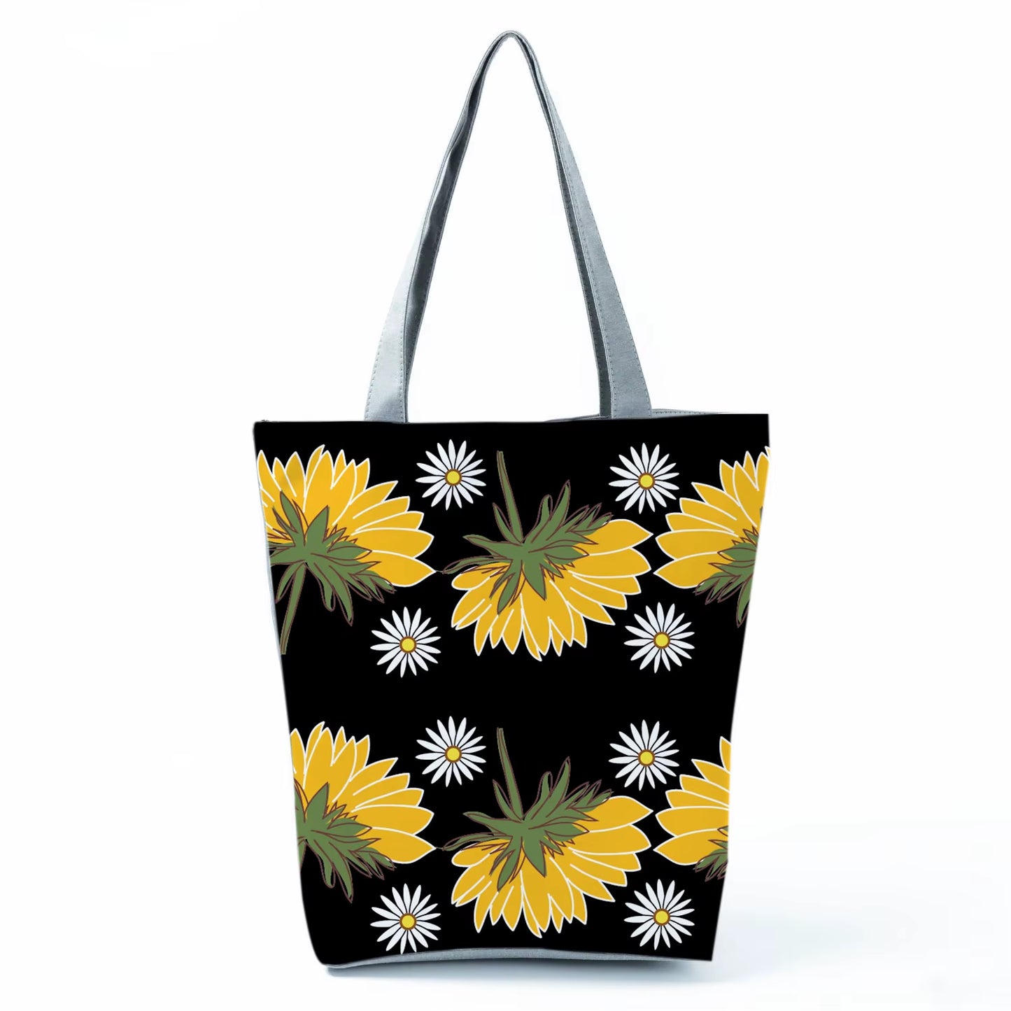 2021 New Fashion Tote Geometry Floral Print Handbags for Women High Quality All-Match Beach Bag Eco Friendly Portable Women Bags