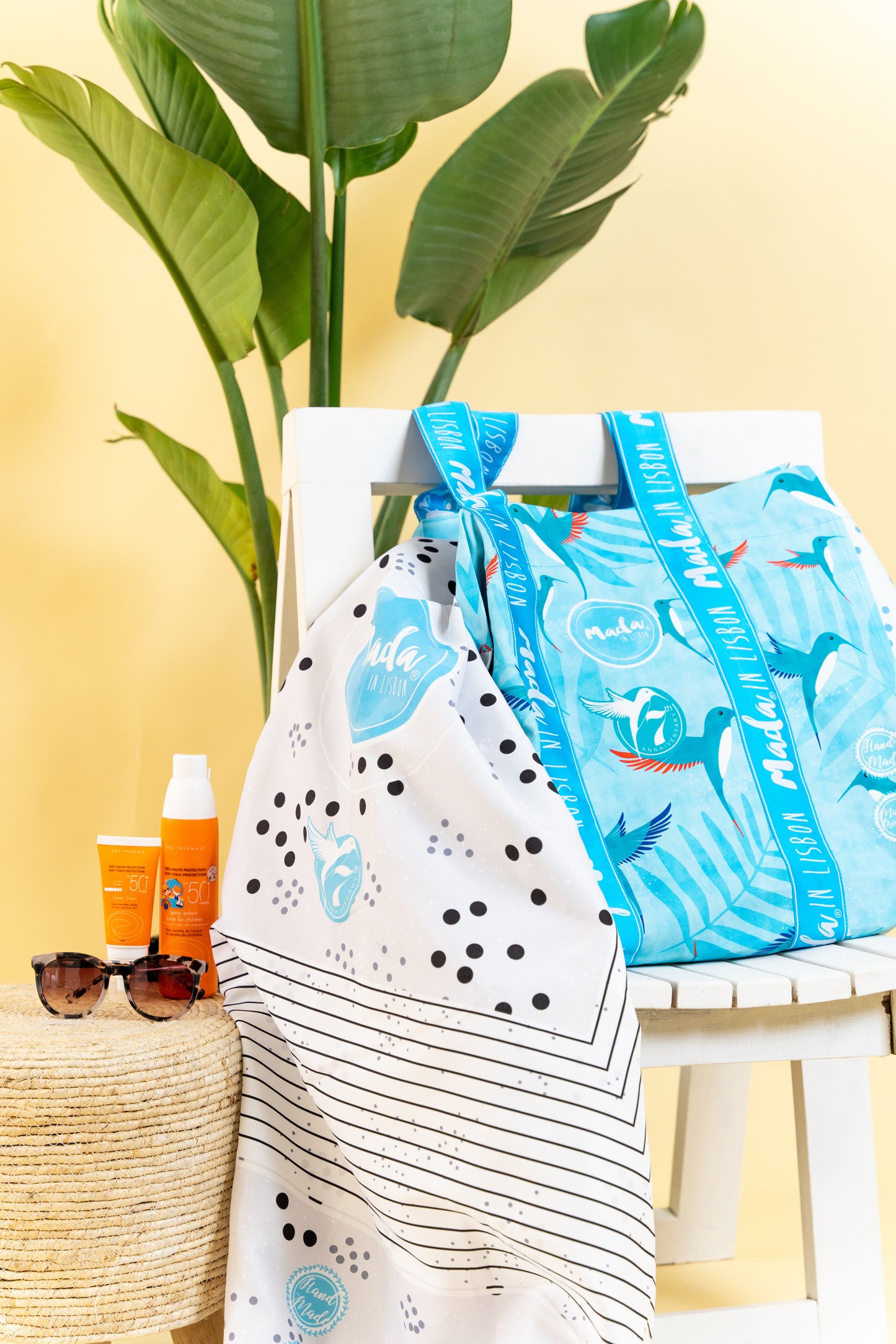 Super Bag Blue HummingBird-2
